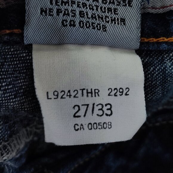 Women's Blue Flared Jeans - Picture 7 of 16